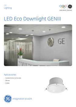 LED Eco Downlight GENIII
