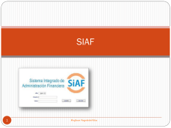 ¿Qué información se debe obtener del SIAF?