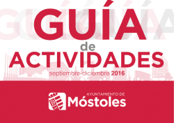 Guía Actividades 2016 - Ayuntamiento de Móstoles