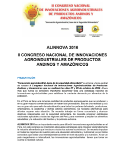 mayor informacion - Universidad Nacional Agraria La Molina