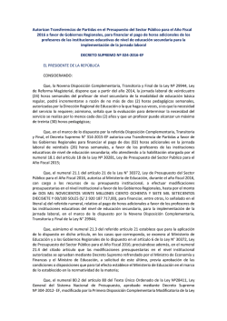 decreto supremo nº 024-2016-ef