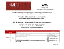 DESCARGAR PROGRAMA 449kb - XIII Congreso Latinoamericano