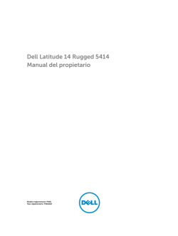 Dell Latitude 14 Rugged Serie 5414 Manual del propietario
