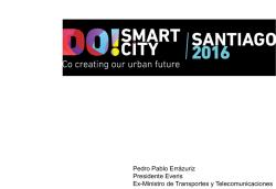 Presentación de PowerPoint - Do Smart City Santiago 2016