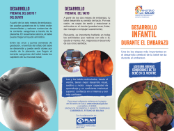 triptico prenatal - Ministerio de Salud