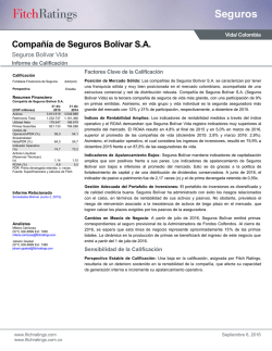 Seguros - Superintendencia Financiera de Colombia