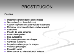 prostitución - Escuela Superior de Policia