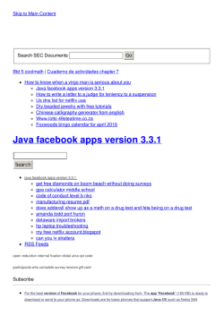 java facebook apps version 3.3.1
