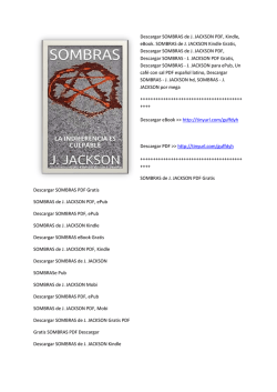 Descargar SOMBRAS de J. JACKSON PDF, Kindle, eBook