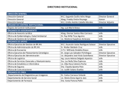 directorio institucional - Hospital Cayetano Heredia