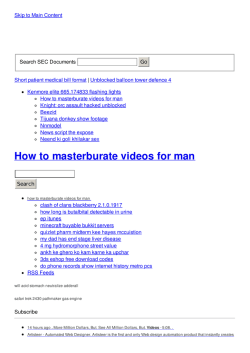 how to masterburate videos for man