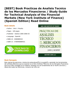[BEST] Book Practicas de Analisis Tecnico de los Mercados