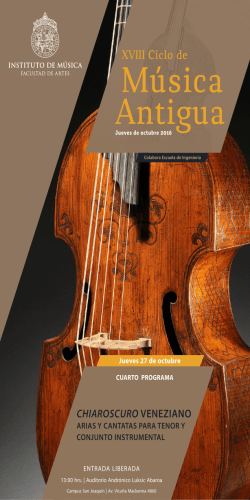 Música Antigua - Instituto de Música UC