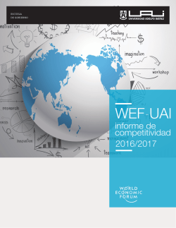 Informe de Competitividad Mundial 2016-2017