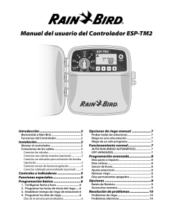Manual del usuario del Controlador ESP-TM2