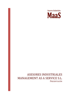 Presentación Asesores Industriales MaaS