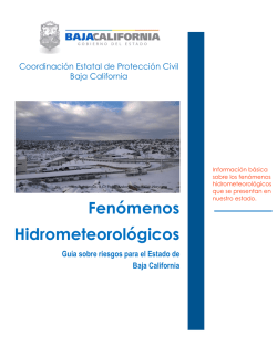 Guía Hidrometeorologica de Baja California