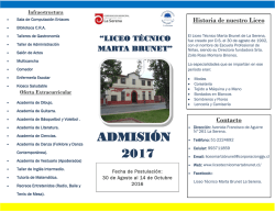admisión - Liceo Técnico Marta Brunet