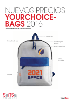 nuevos precios yourchoice- bags 2016