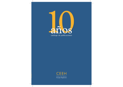catálogo - CEEH . Centro de Estudios Europa Hispánica