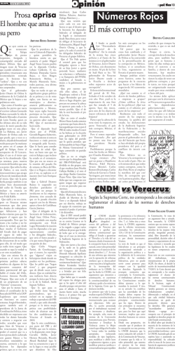 Números Rojos - La Política desde Veracruz