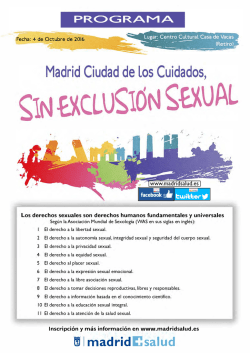 programa - Madrid Salud