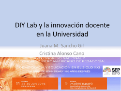 DIY Lab y la innovación docente en la Universidad