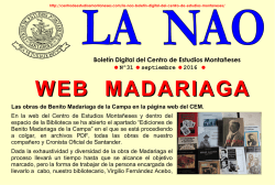 La Nao Nº 31 - Centro de Estudios Montañeses