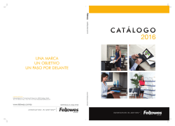 Catalogo Fellowes 2016 en PDF