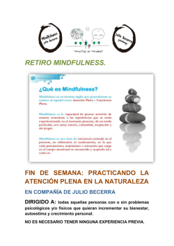 retiro mindfulness. - Julio Becerra Vicente