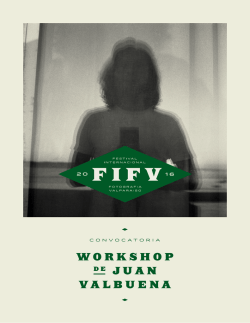 workshop valbuena - Festival Internacional de Fotografía en