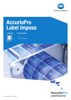 AccurioPro Label Impose