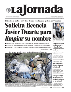 Solicita licencia Javier Duarte para limpiar su nombre