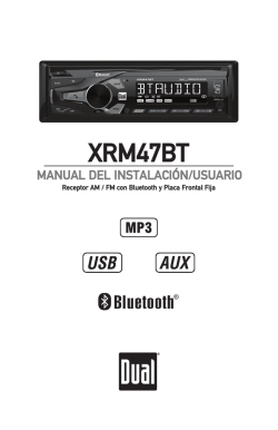 XRM47BT - Dual Electronics