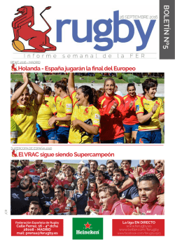 Boletín 05 - Federación Española de Rugby