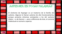 ASPERGER EN POCAS PALABRAS [Autoguardado]