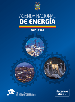 la agenda nacional de energía y la transición del sector energético
