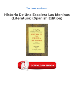 Historia De Una Escalera Las Meninas (Literatura) (Spanish Edition