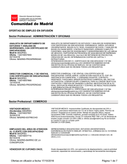Madrid - Sistema Nacional de Empleo.