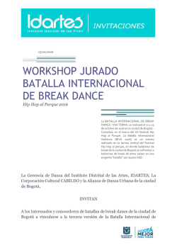 workshop jurado batalla internacional de break dance