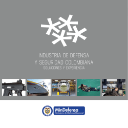 industria de defensa y seguridad colombiana