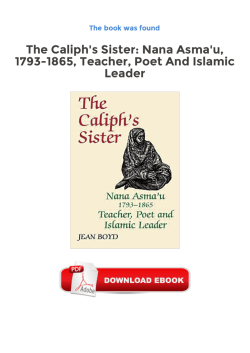 The Caliph`s Sister: Nana Asma`u, 1793