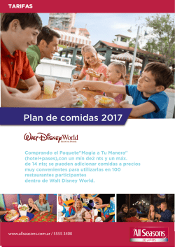 Plan de comidas 2017