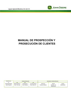 manual de prospección y prosecución de clientes