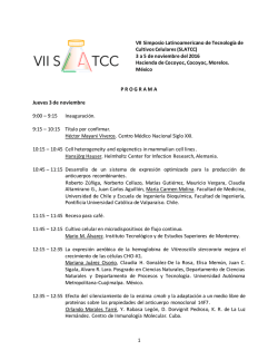 Programa-VII-SLATCC - Instituto de Biotecnología