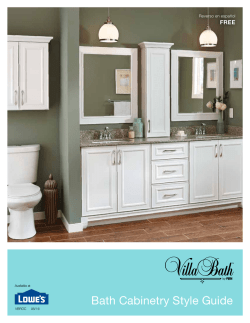 Bath Cabinetry Style Guide - Villa Bath by RSI Cabinets