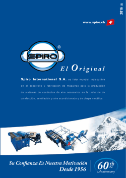 versión en PDF. - SPIRO INTERNATIONAL SA