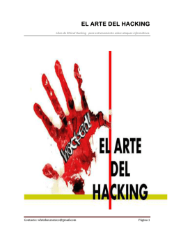 EL ARTE DEL HACKING EL ARTE DEL HACKING