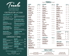 tequila - Tocolo Cantina