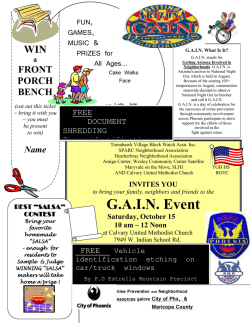 G.A.I.N. Event